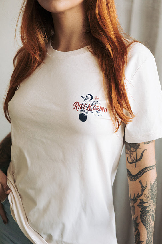 Rise & Grind T-Shirt - Vintage White