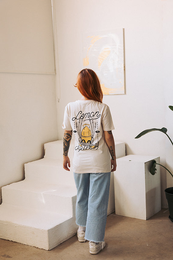 Easy Peasy Lemon Squeezy T-shirt - Vintage White