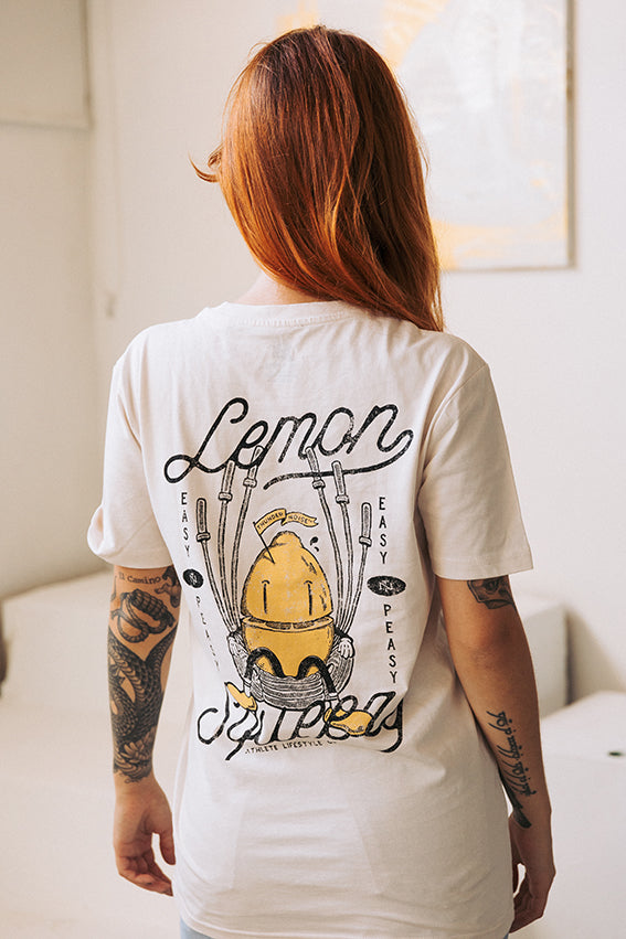 Easy Peasy Lemon Squeezy T-shirt - Vintage White