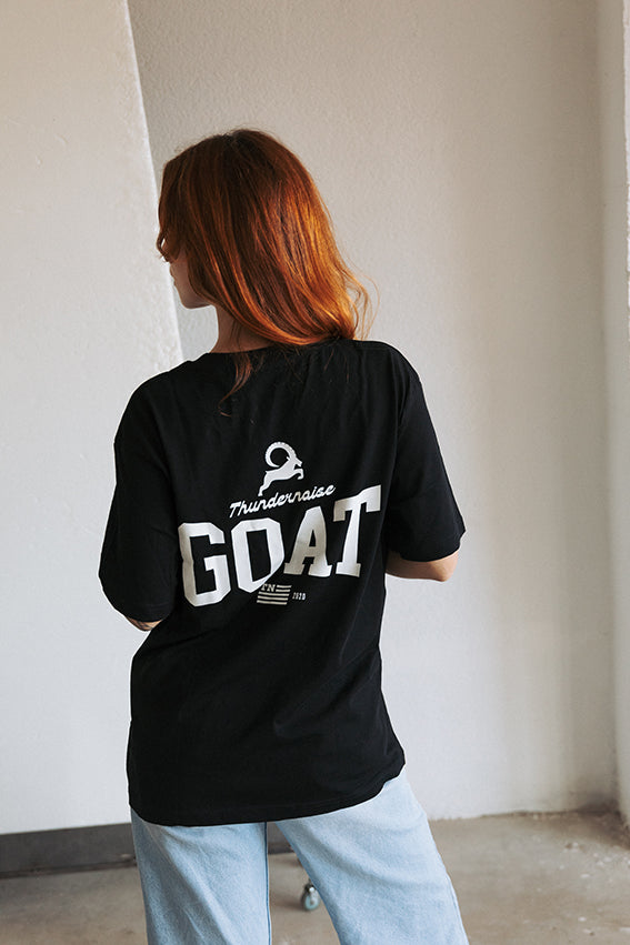 GOAT Oversize T-shirt - Black