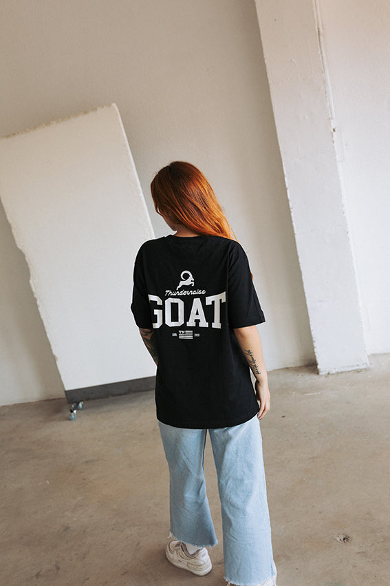 GOAT Oversize T-shirt - Black