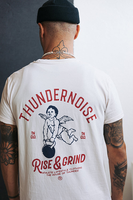 Rise & Grind T-Shirt - Vintage White