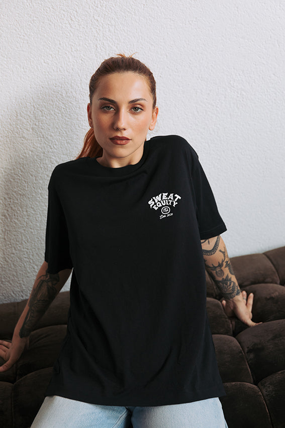 Sweat Equity Oversize T-shirt - Black