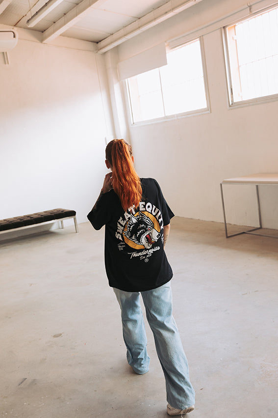 Sweat Equity Oversize T-shirt - Black