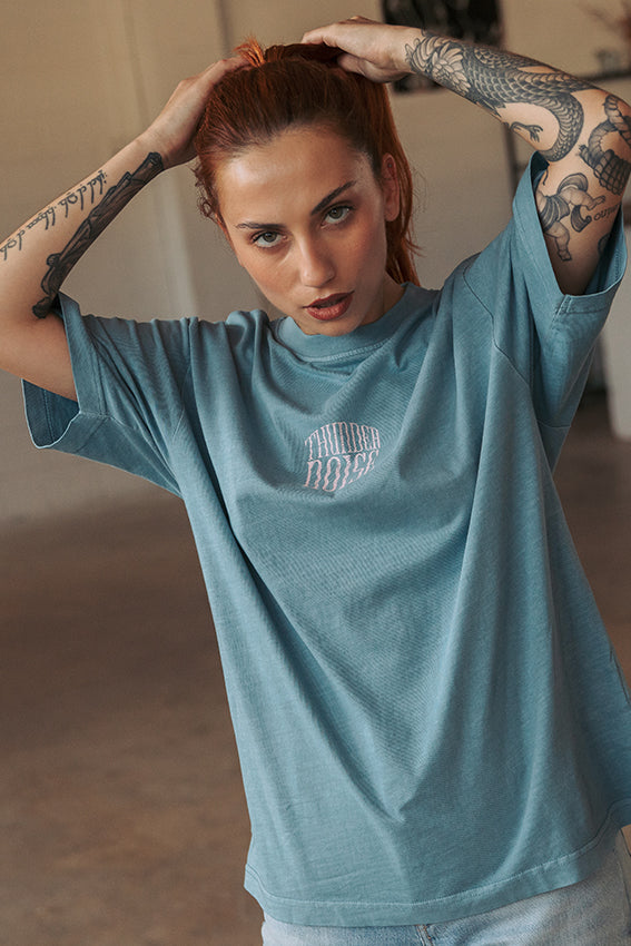 Atlas Oversize T-shirt - Washed Blue