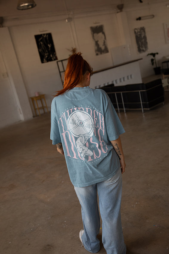 Atlas Oversize T-shirt - Washed Blue