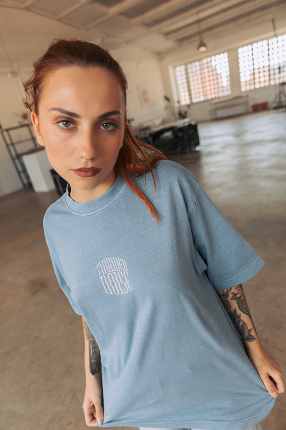 Atlas Oversize T-shirt - Washed Blue