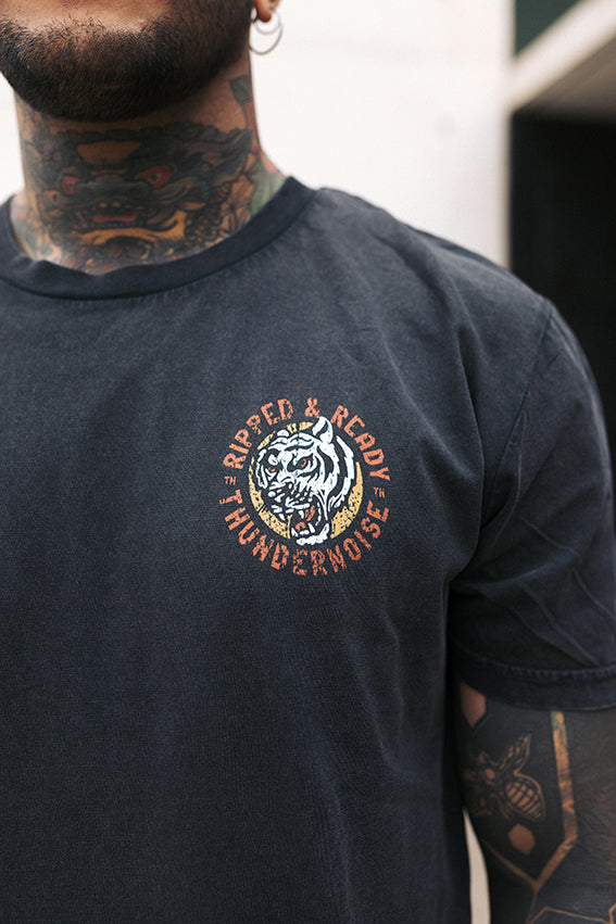 Ripped & Ready T-Shirt - Washed Black