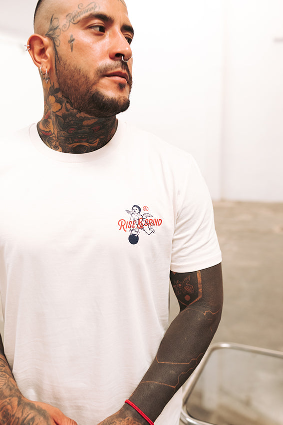 Rise & Grind T-Shirt - Vintage White