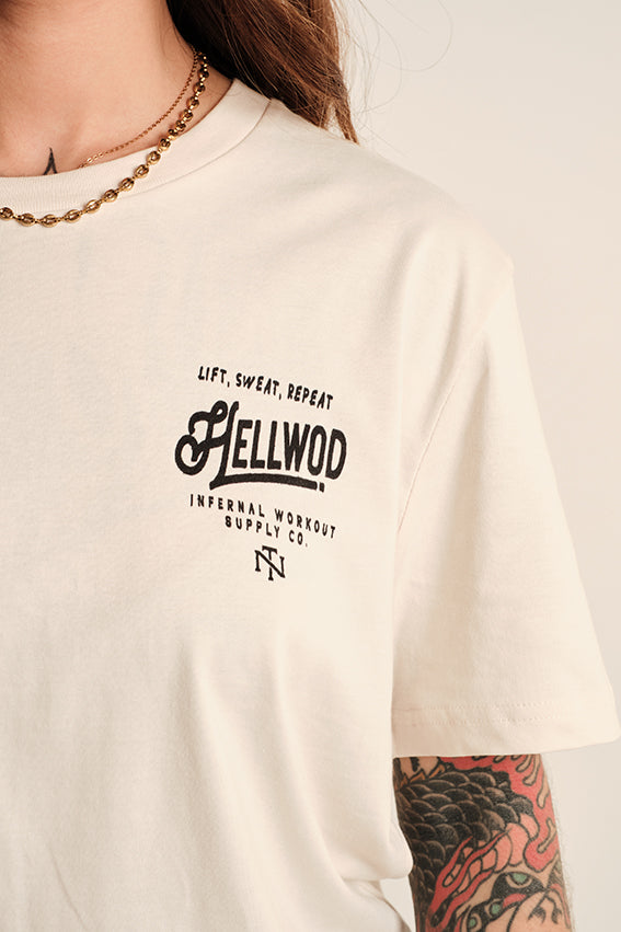 Hellwod - T-Shirt - Vintage White — Ansicht 3