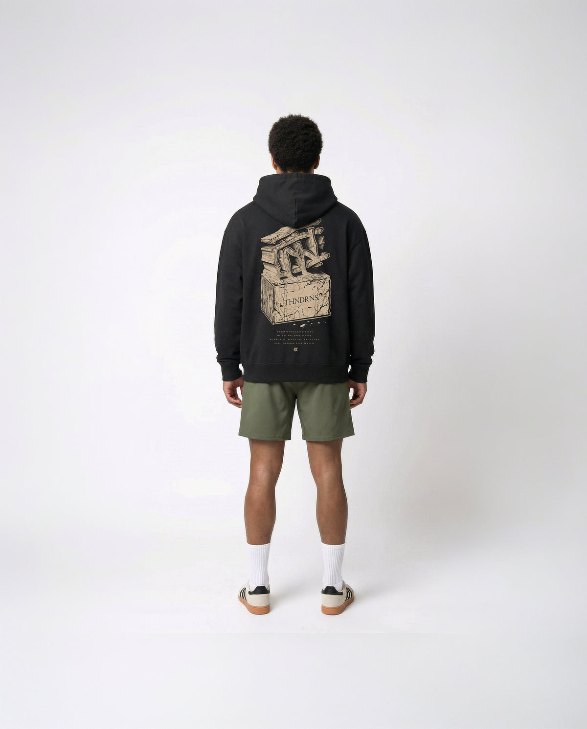 Virtus Oversize Hoodie - Black — Ansicht 4