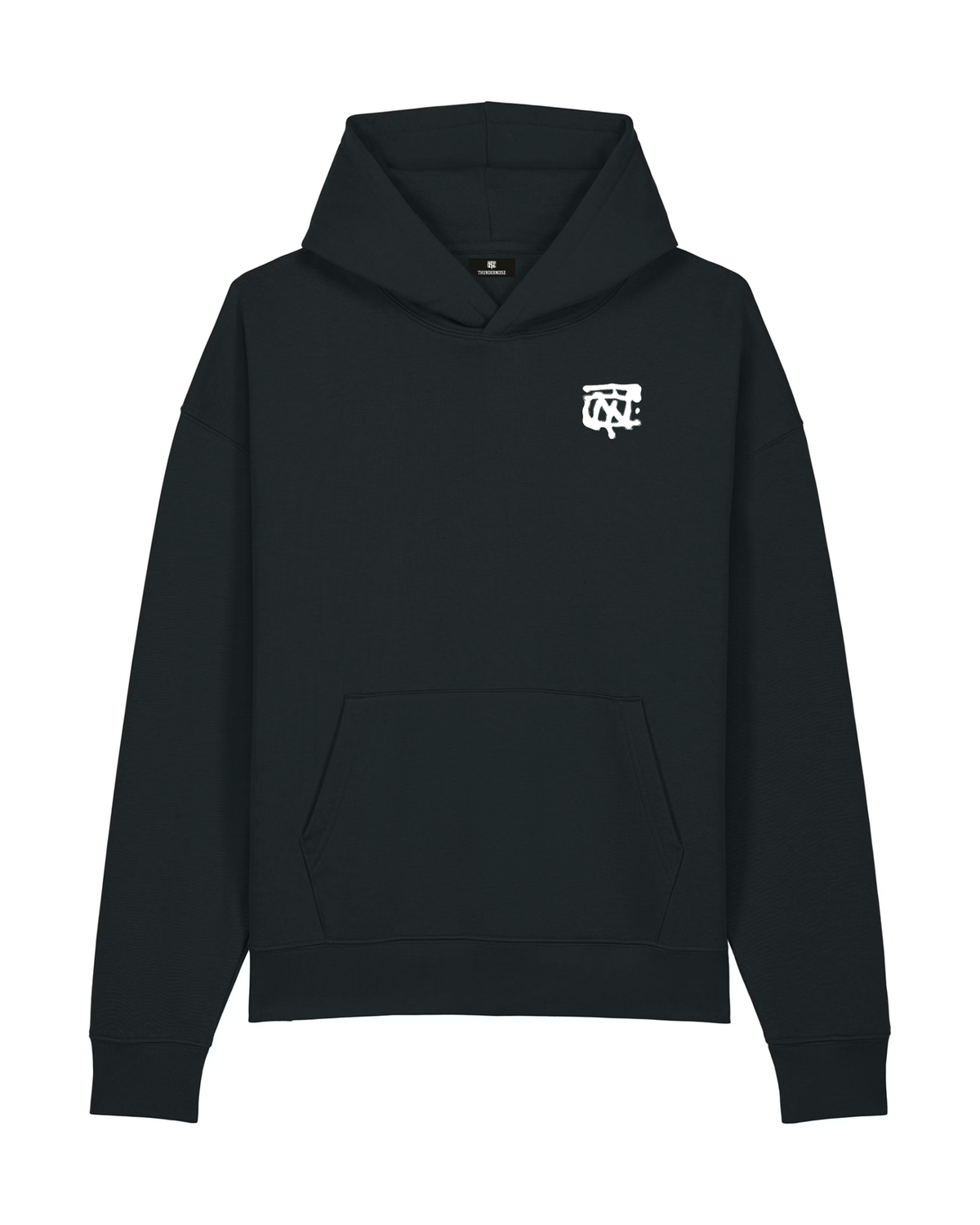 Miles don't Lie Oversize Hoodie - Black — Vista 2