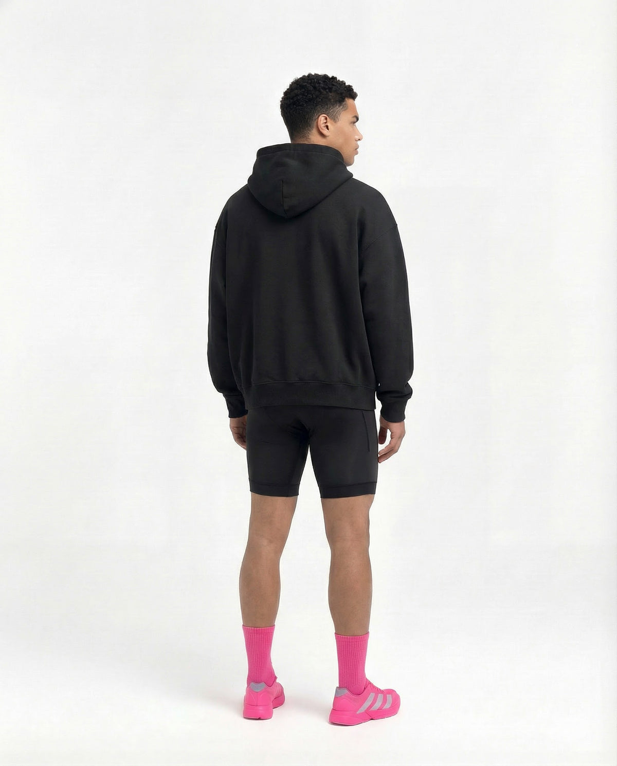 Hybrid Mindset Oversize Hoodie - Black — Ansicht 3