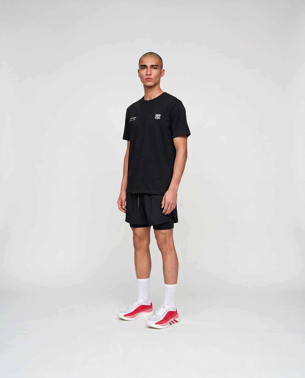 Pay to Suffer T-Shirt Black - model three quarter — Ansicht 3
