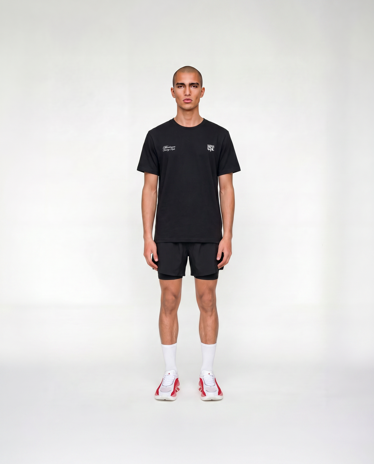 Pay to Suffer T-Shirt Black - model front — Ansicht 2