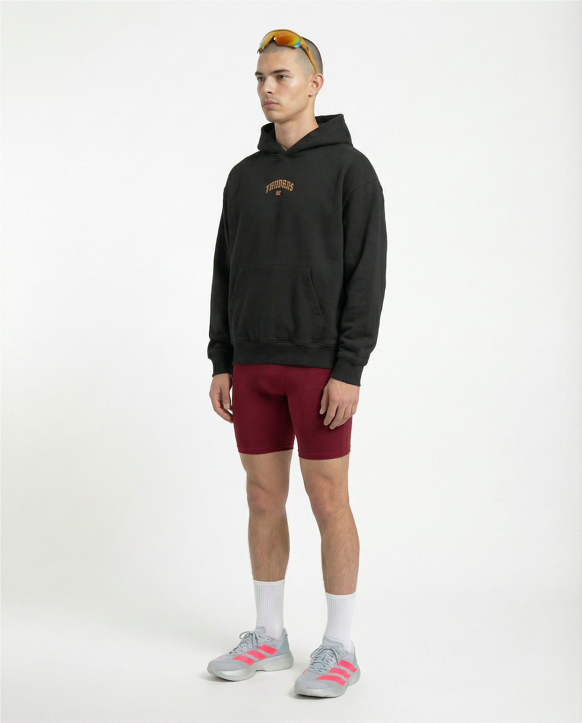 Pegasus Oversize Hoodie - Black — View 2