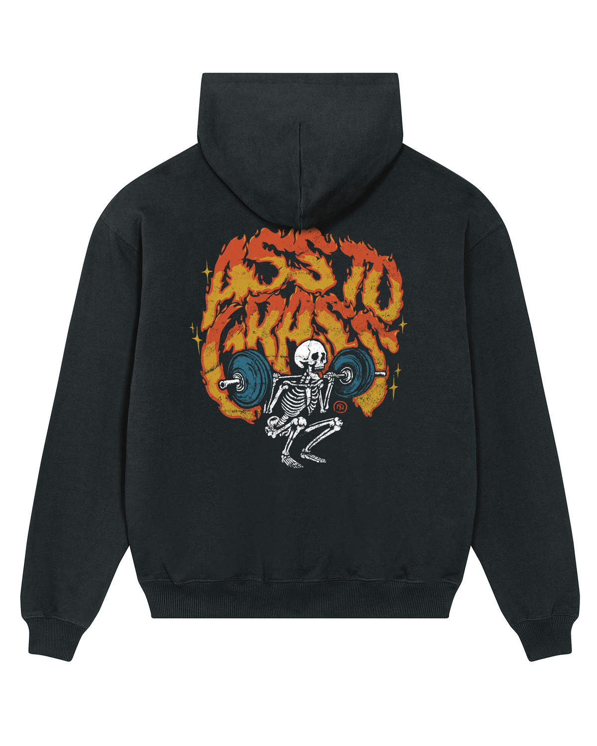 Ass to Grass Oversize Hoodie - Black — Ansicht 1