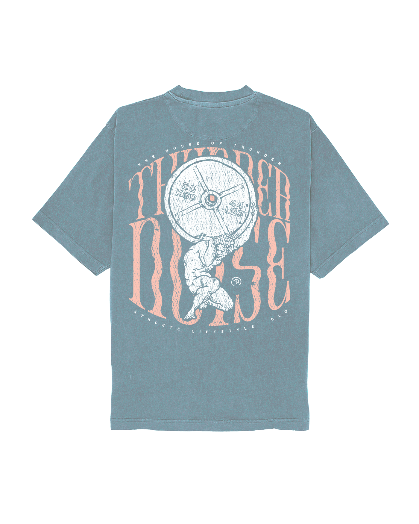 Atlas Oversize T-shirt - Washed Blue