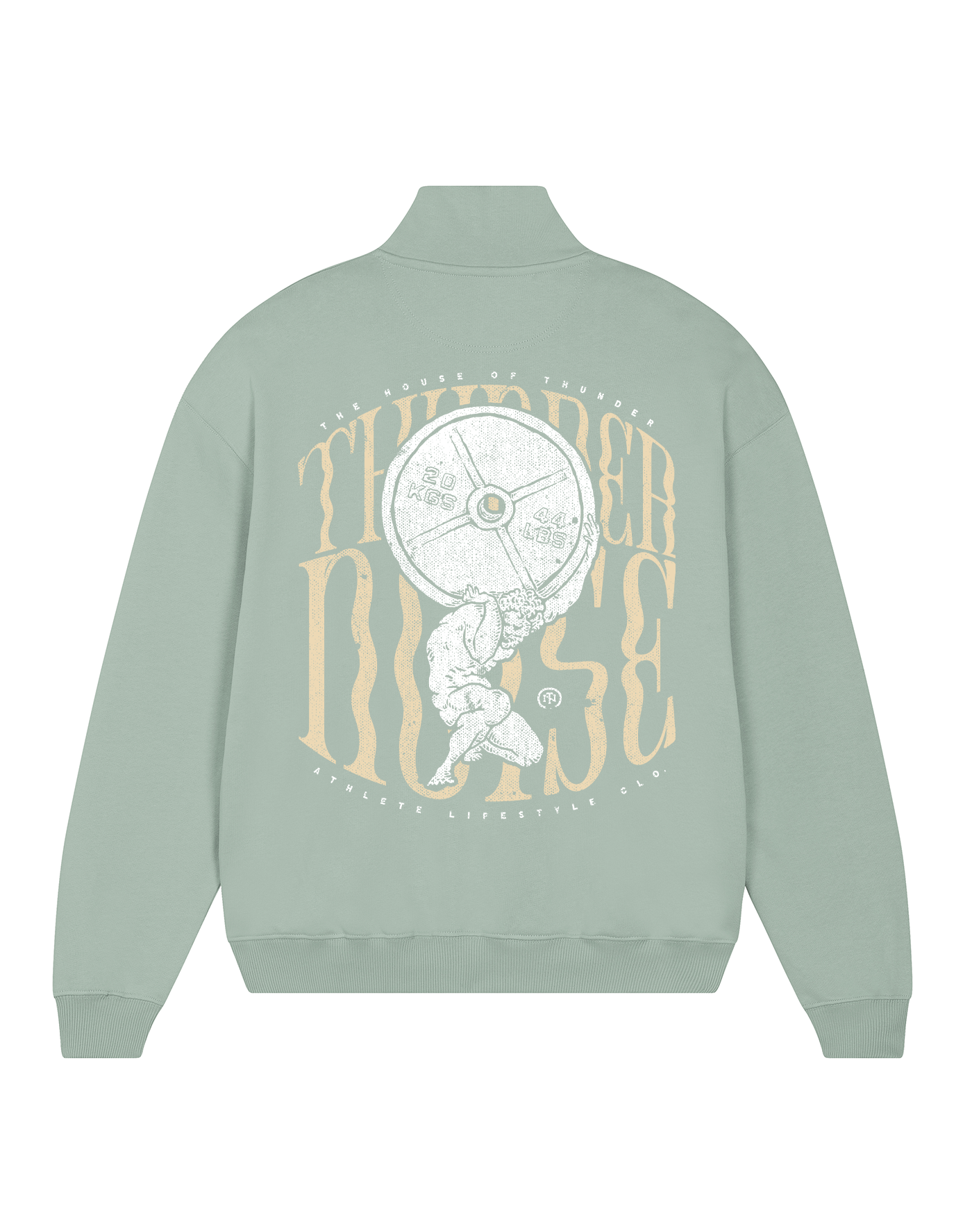 Atlas Half Zip Sweatshirt - Mint