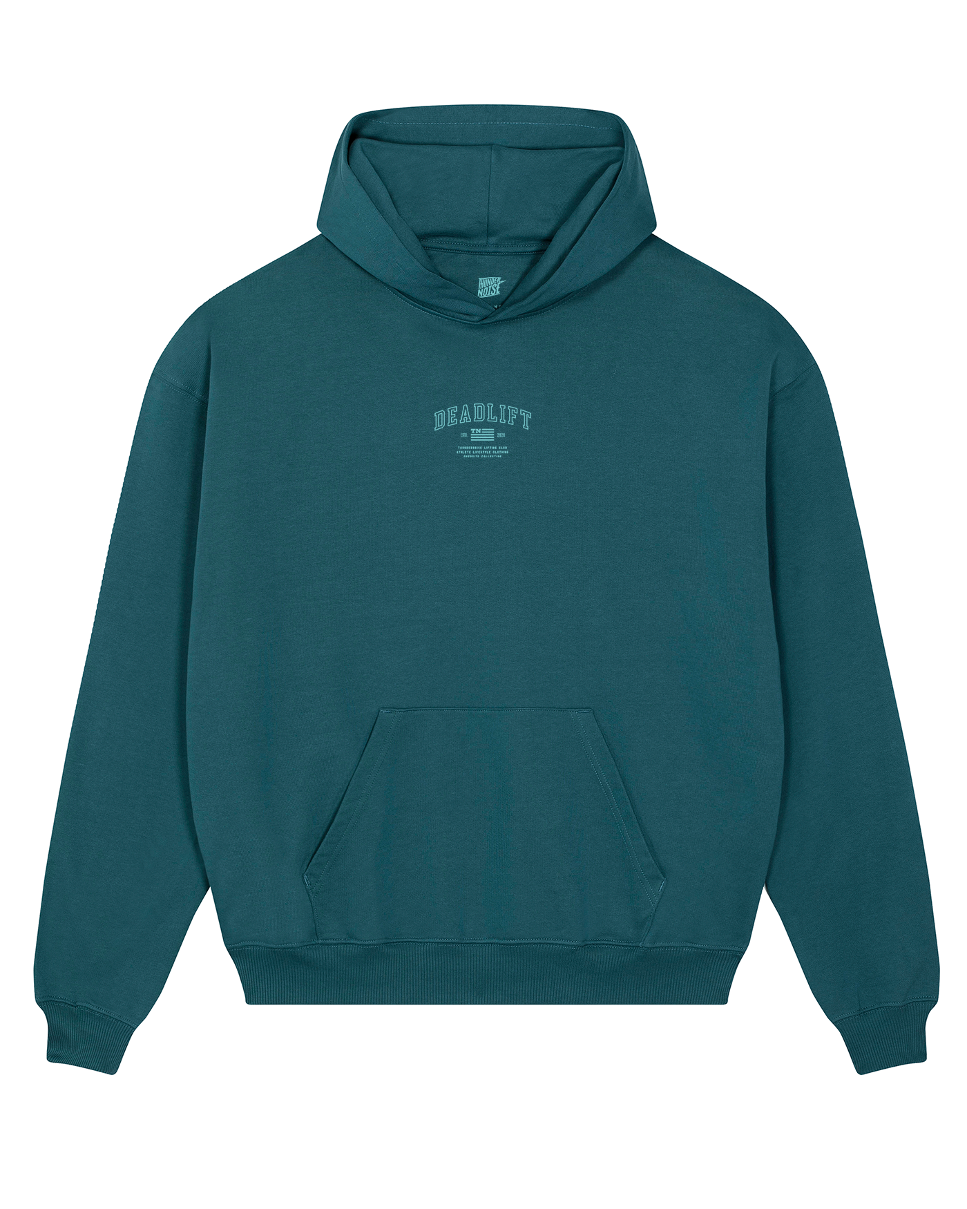 Deadlift Oversize Hoodie - Green Petrol