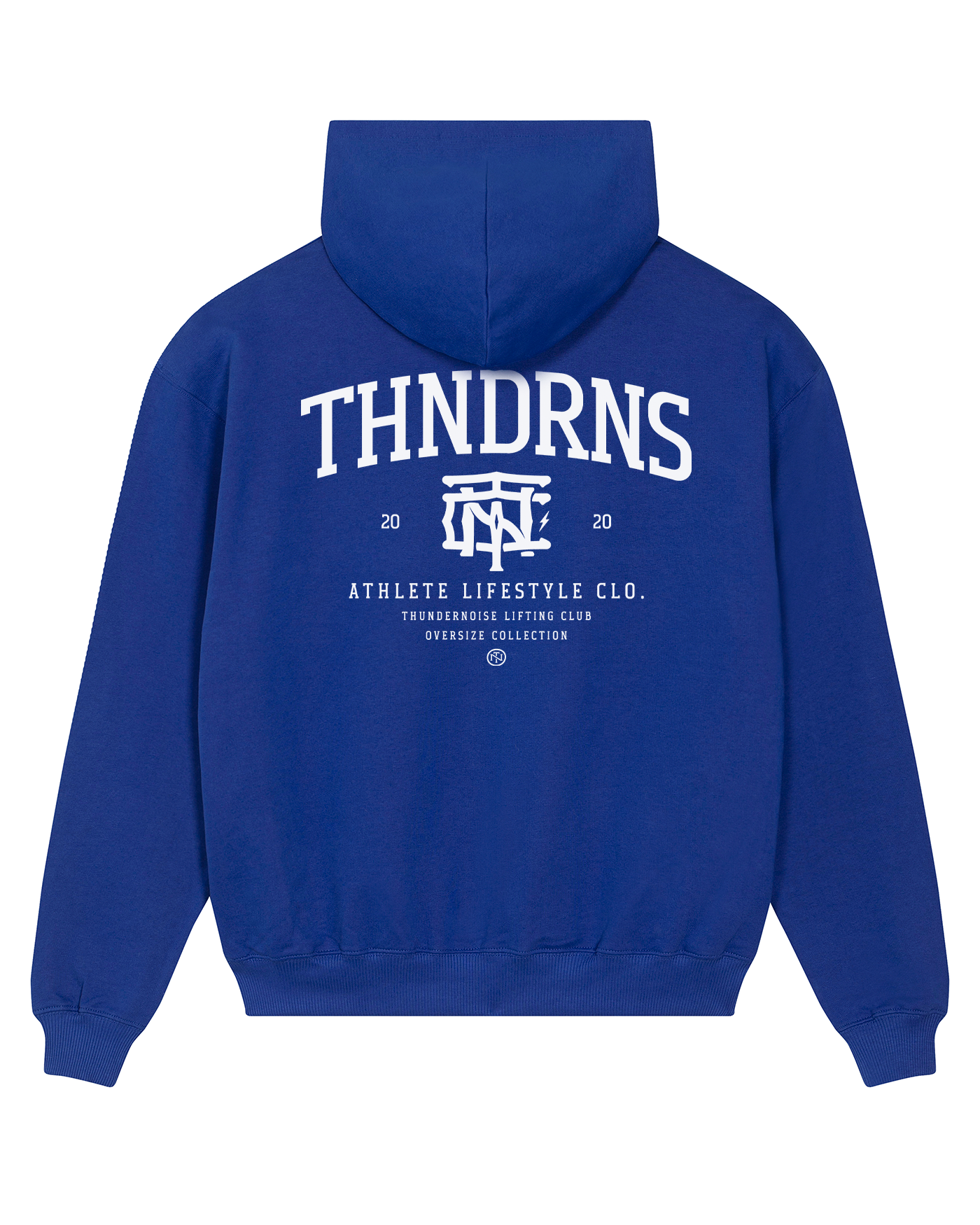 Thundernoise Monogram Oversize Hoodie - Klein Blue