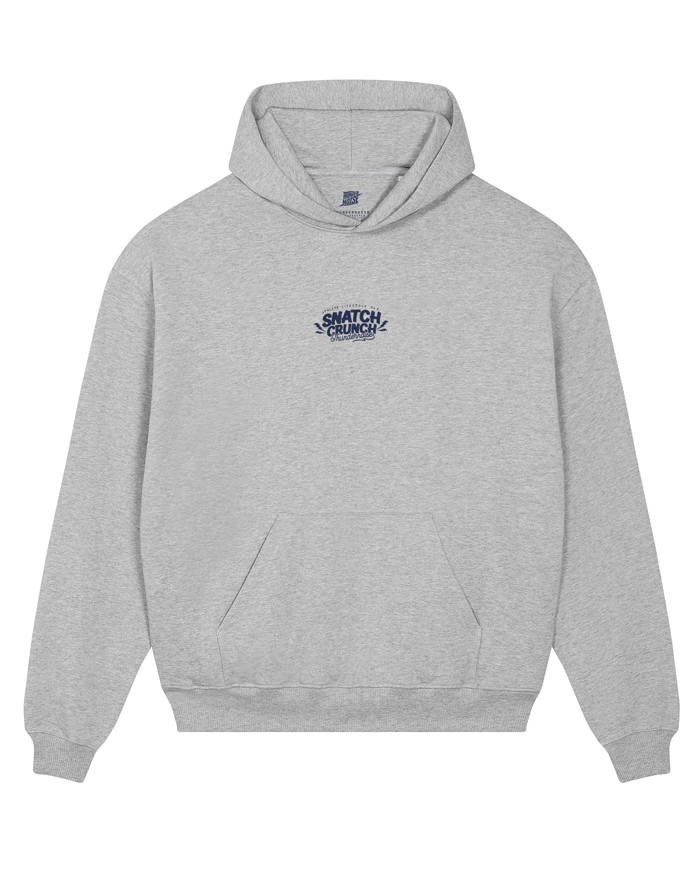 Snatch Crunch Oversize Hoodie - Heather Grey