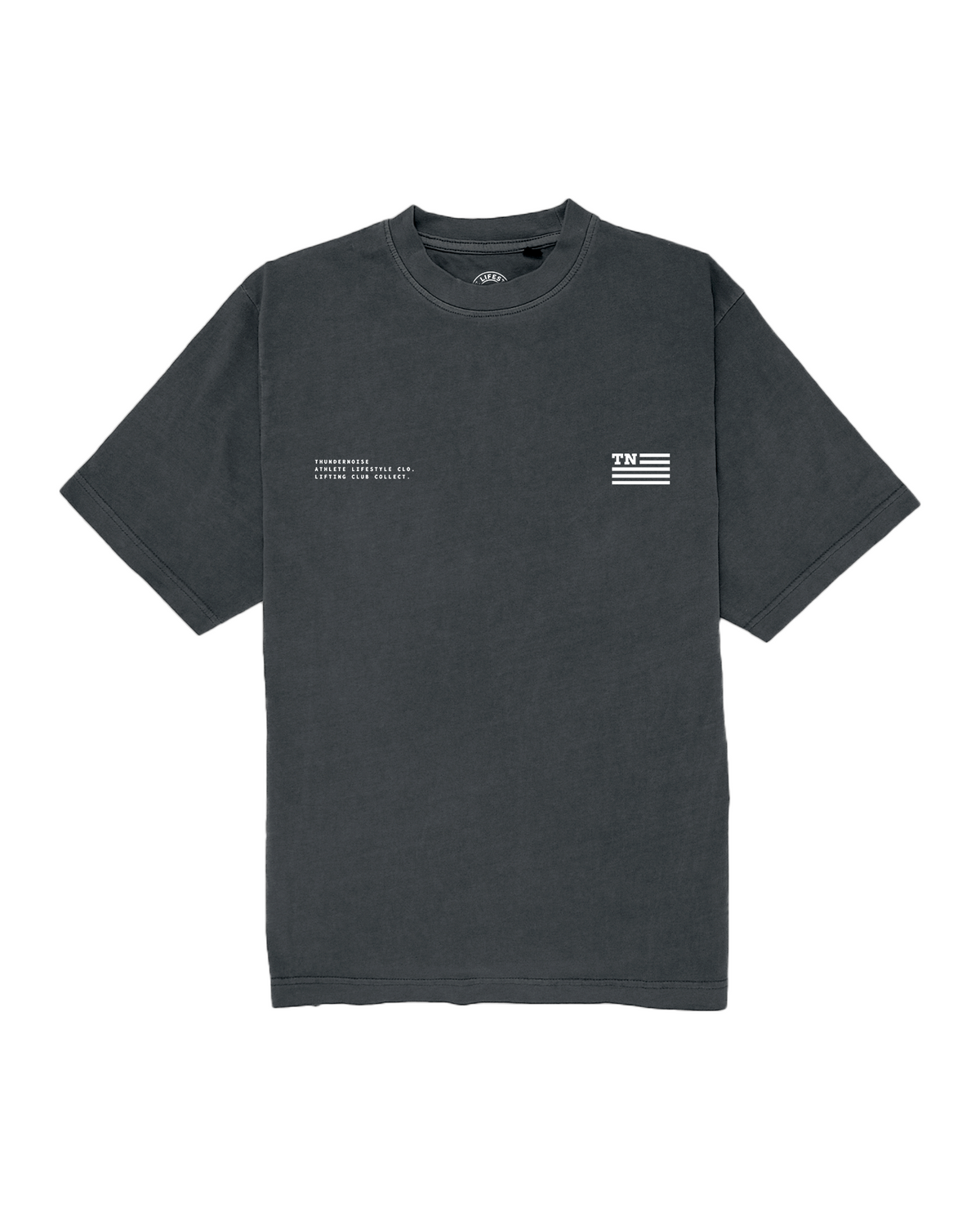 TN Spray Flag - Oversize T-Shirt - Washed Dark Grey — Ansicht 6