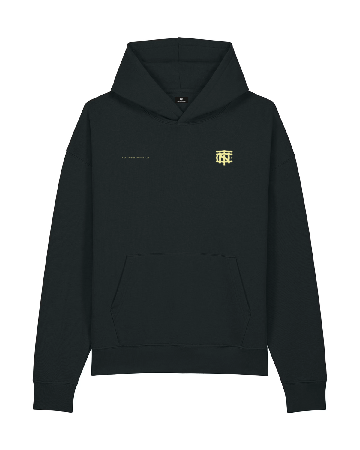 Vapor Logo Oversize Hoodie - Black — View 2