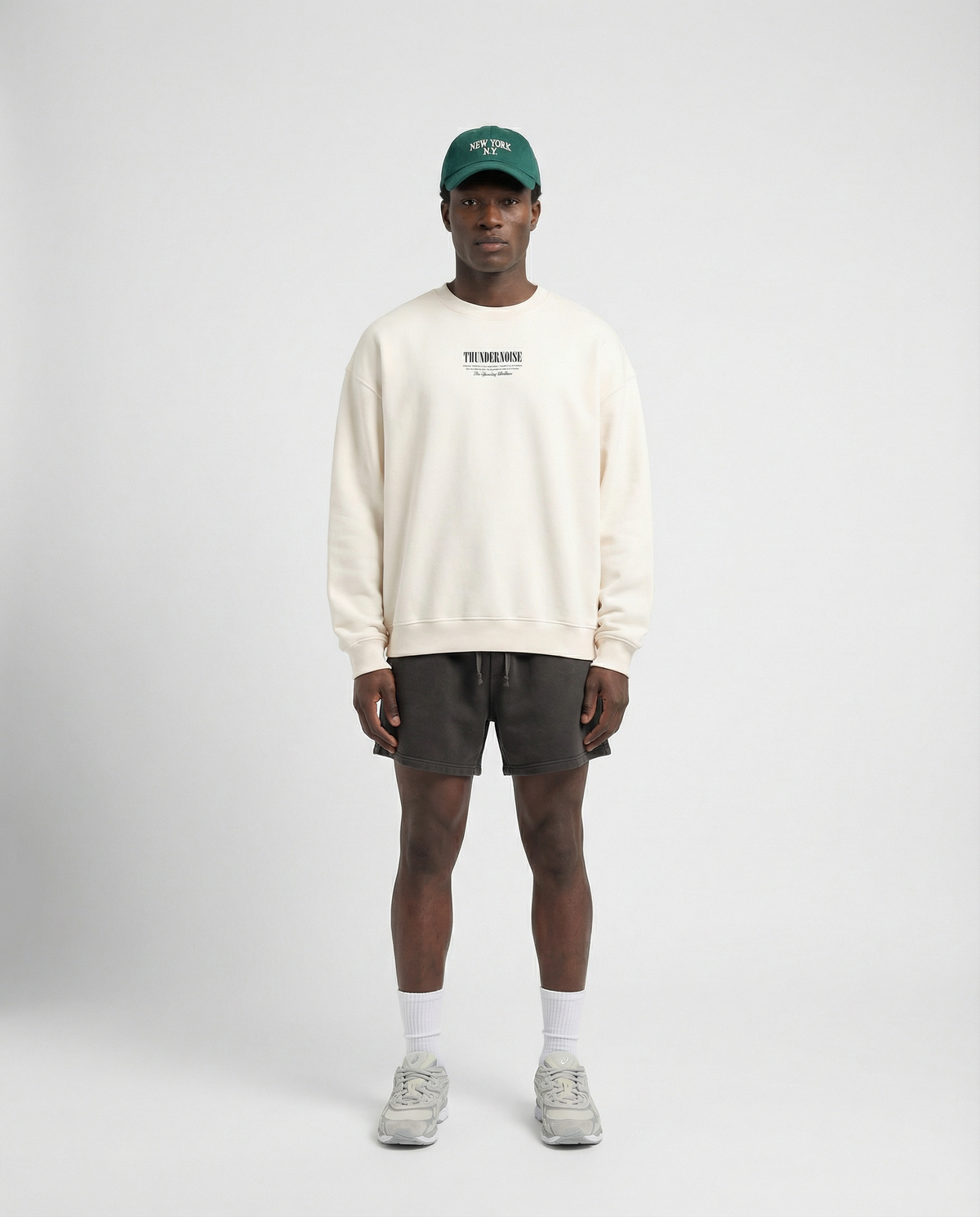 Old School Grit Oversize Crewneck - Off White — Ansicht 4