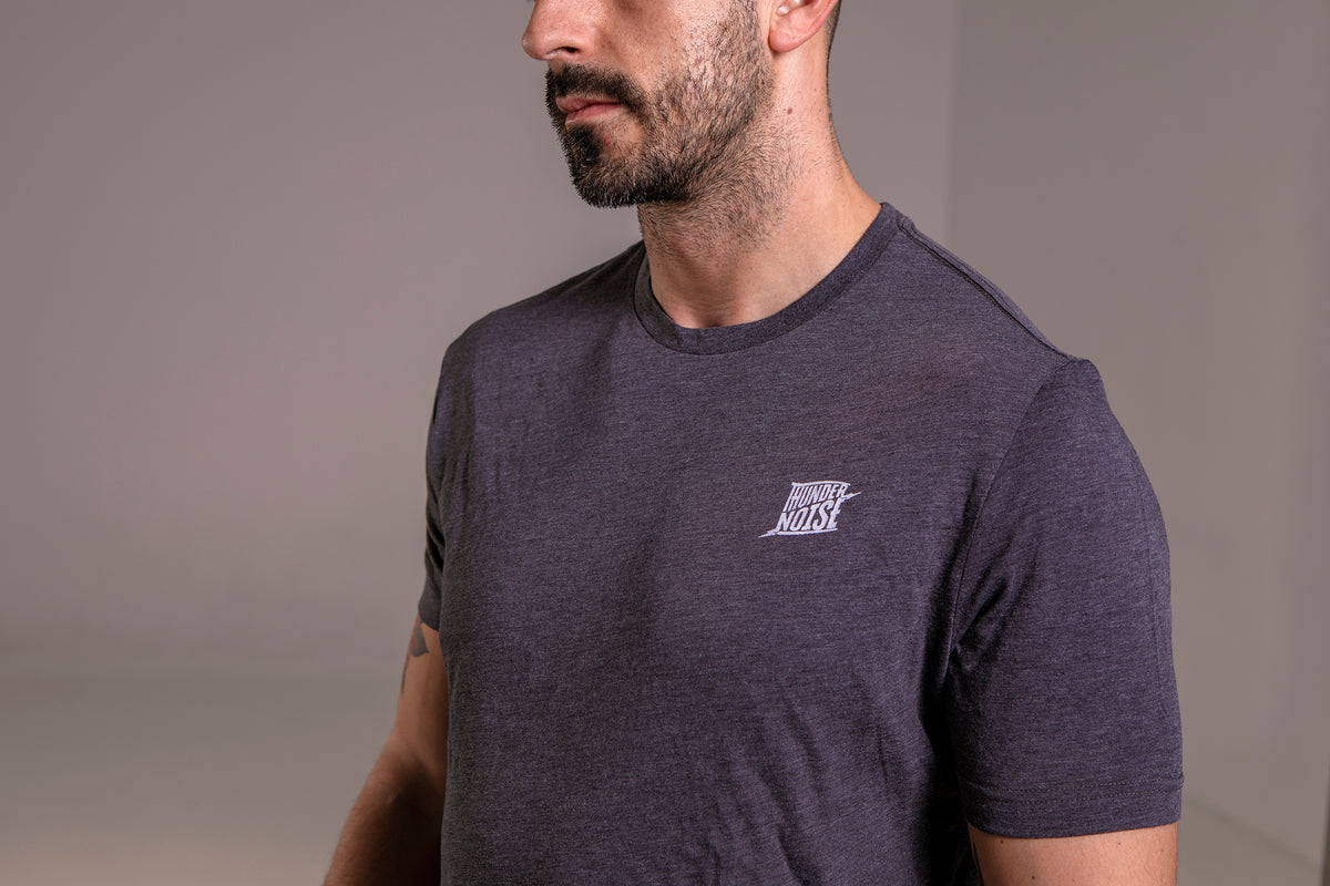 Thundernoise Logo - Triblend T-Shirt - Wine — Ansicht 5