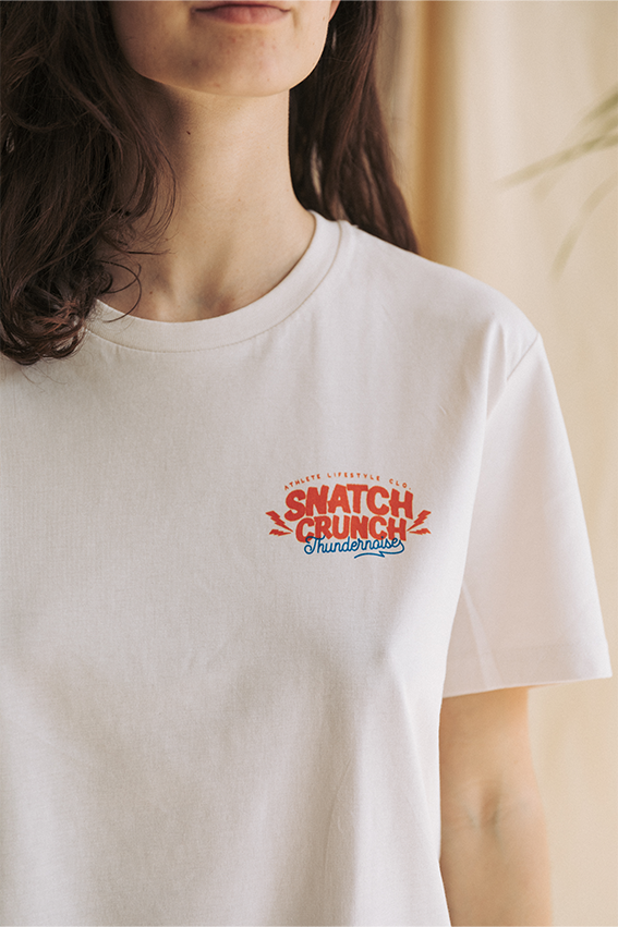 Snatch Crunch T-shirt - Vintage White