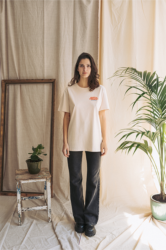 Snatch Crunch T-shirt - Vintage White