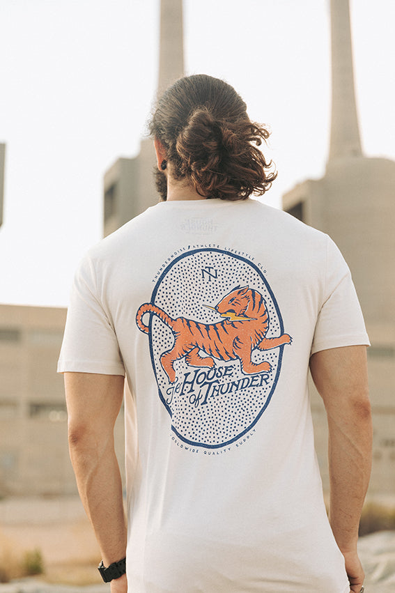 Tiger T-shirt - Vintage White