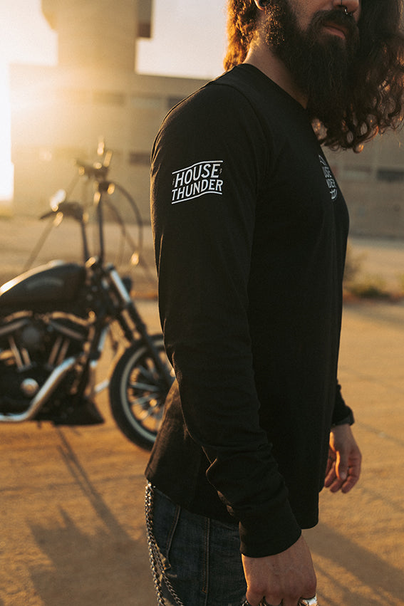 Thundernoise Worldwide Sleeve T-shirt - Black