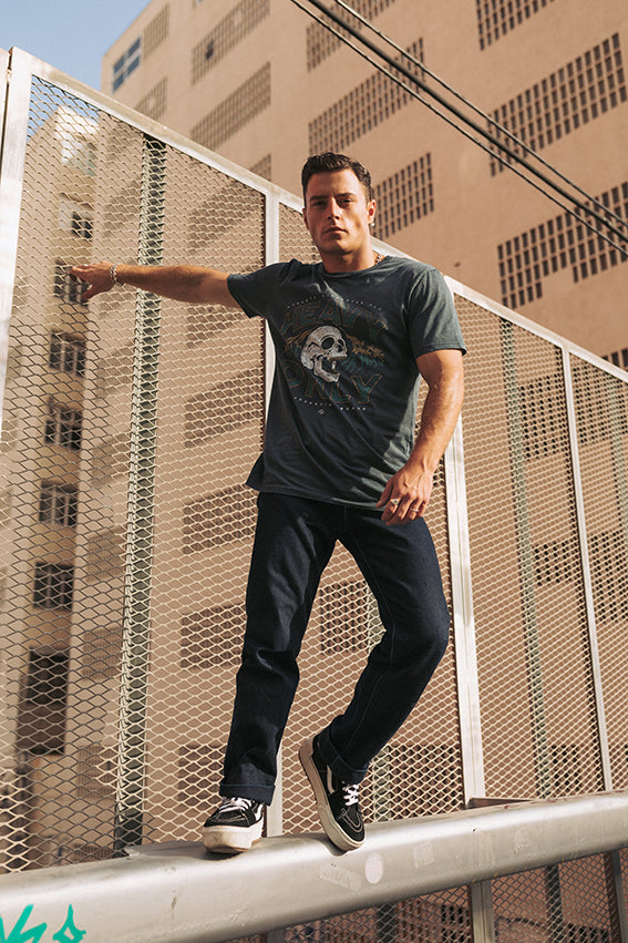 Heavy Reps Only T-shirt - Aged Blue