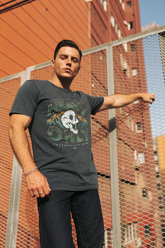Heavy Reps Only T-shirt - Aged Blue