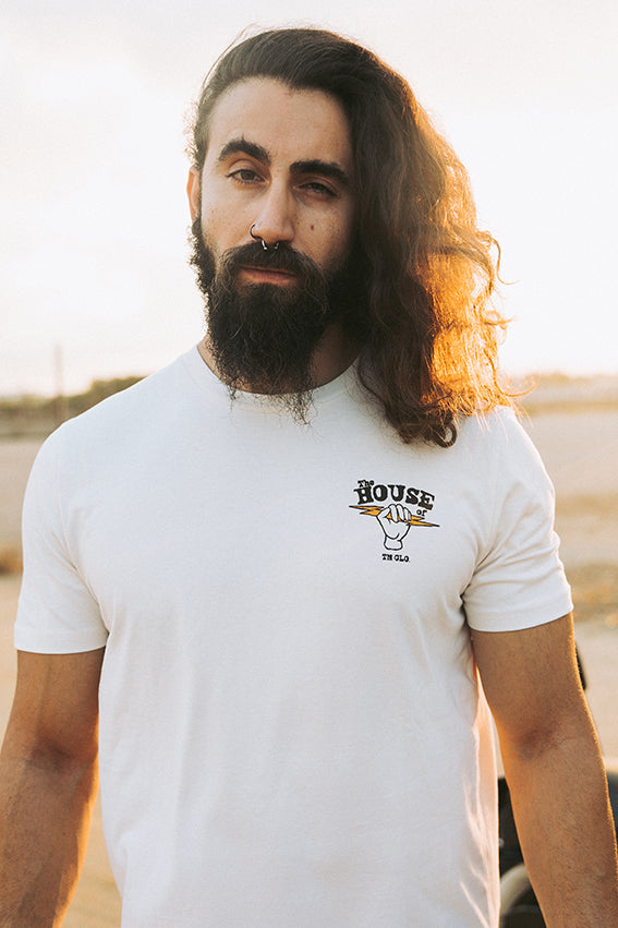 Zeus T-shirt - Vintage White