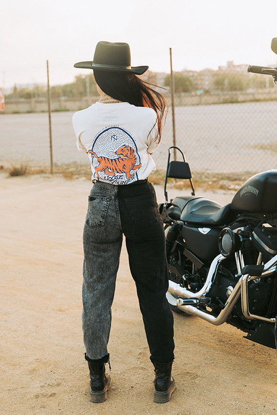 Tiger T-shirt - Vintage White