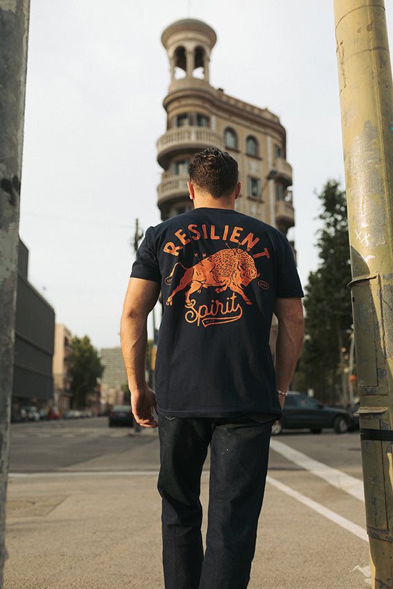 Resilient Spirit T-shirt - Navy