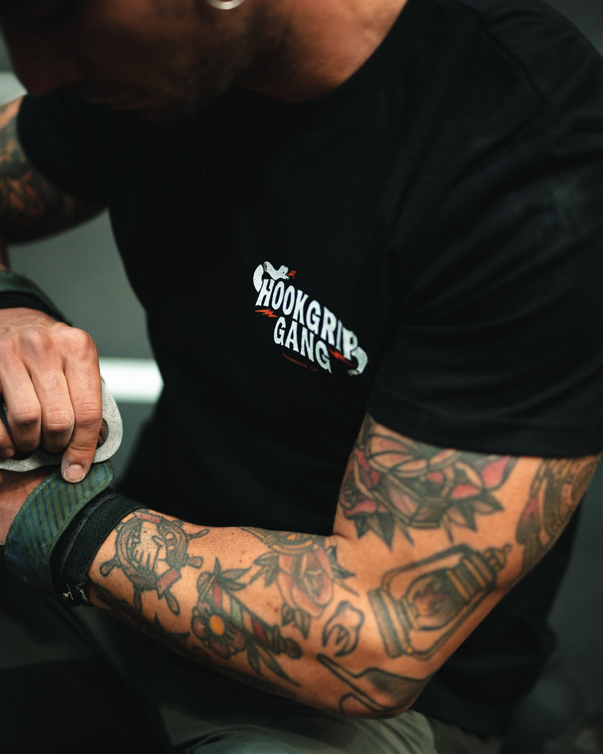 Hookgrip Gang - T-Shirt - Black — Ansicht 6