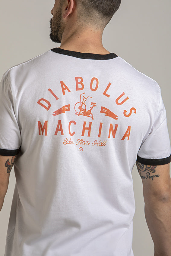 Diabolus ex Machina - Ringer T-Shirt - White — Ansicht 10