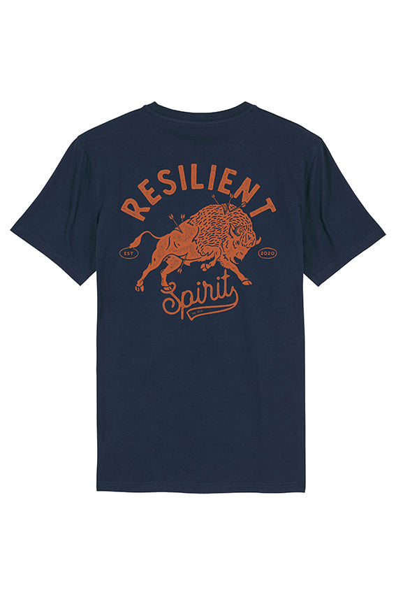 Resilient Spirit T-shirt - Navy