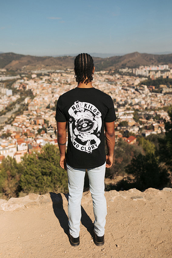 No Kilos No Glory - T-Shirt - Black — Ansicht 4