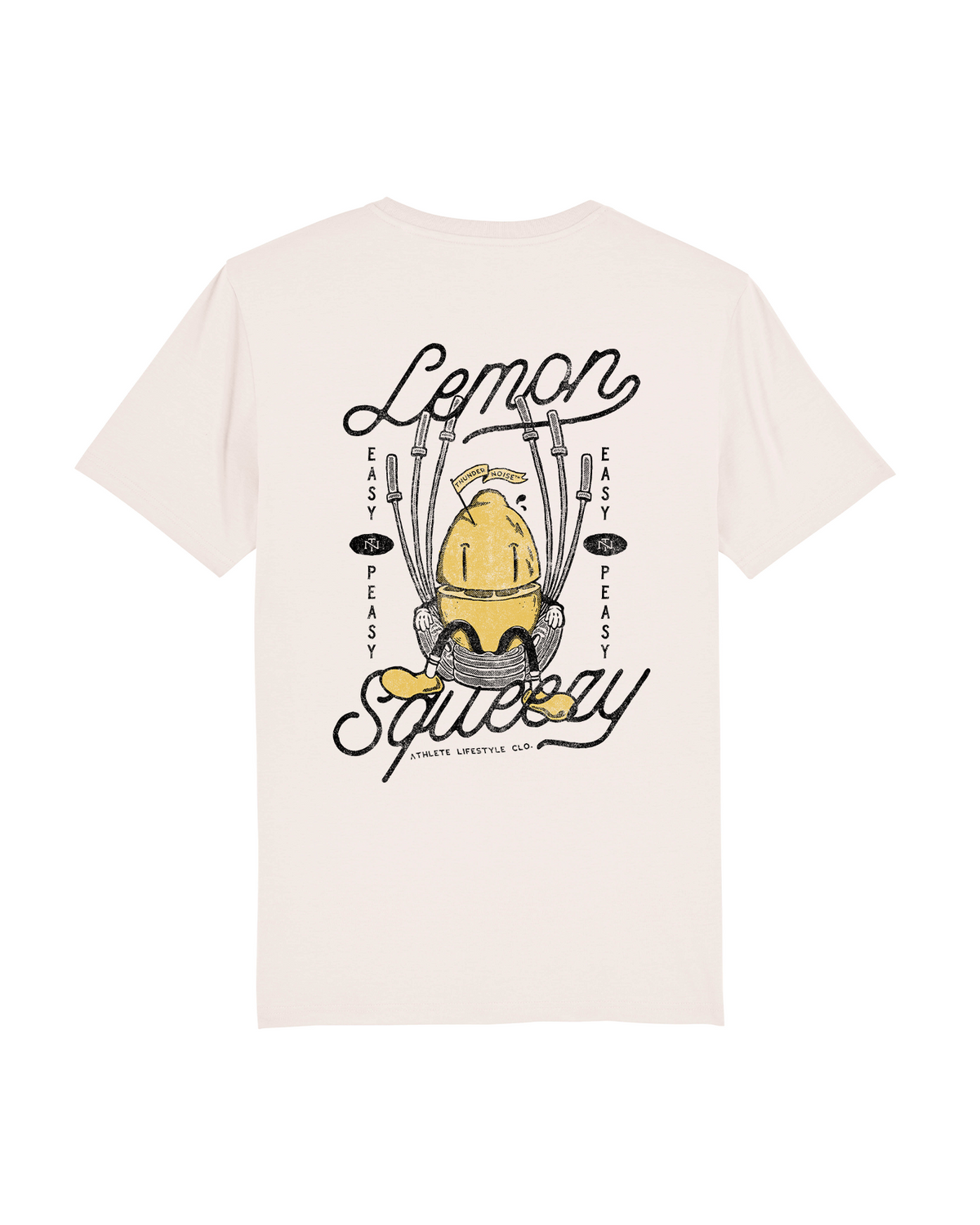 Easy Peasy Lemon Squeezy T-shirt - Vintage White — Vista 1