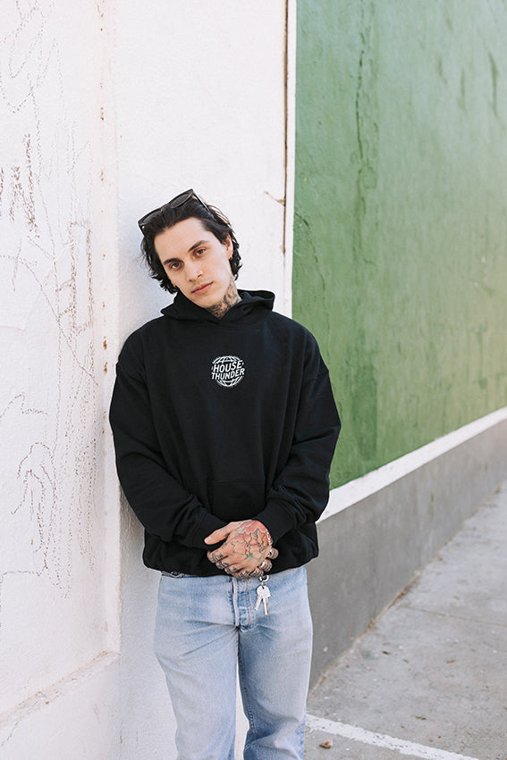 Thundernoise Worldwide Oversize Hoodie - Black