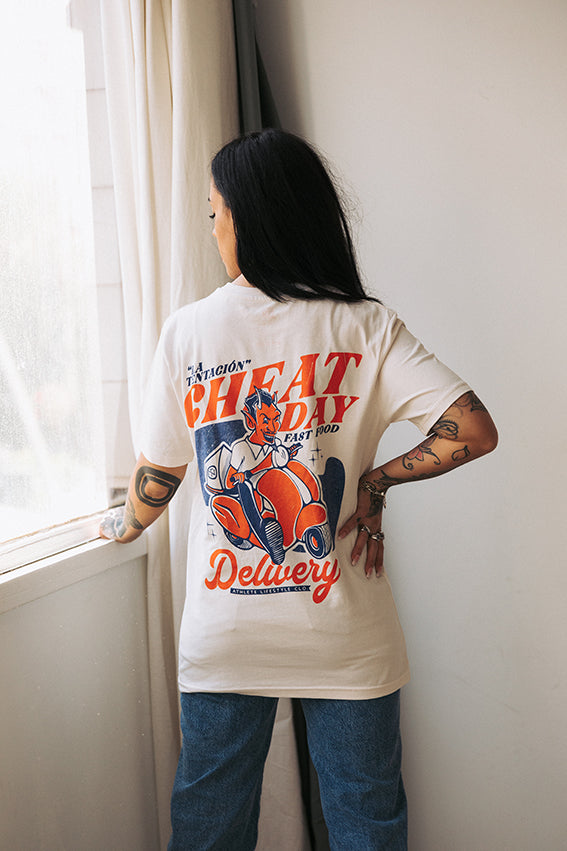 Cheat Day T-shirt - Vintage White