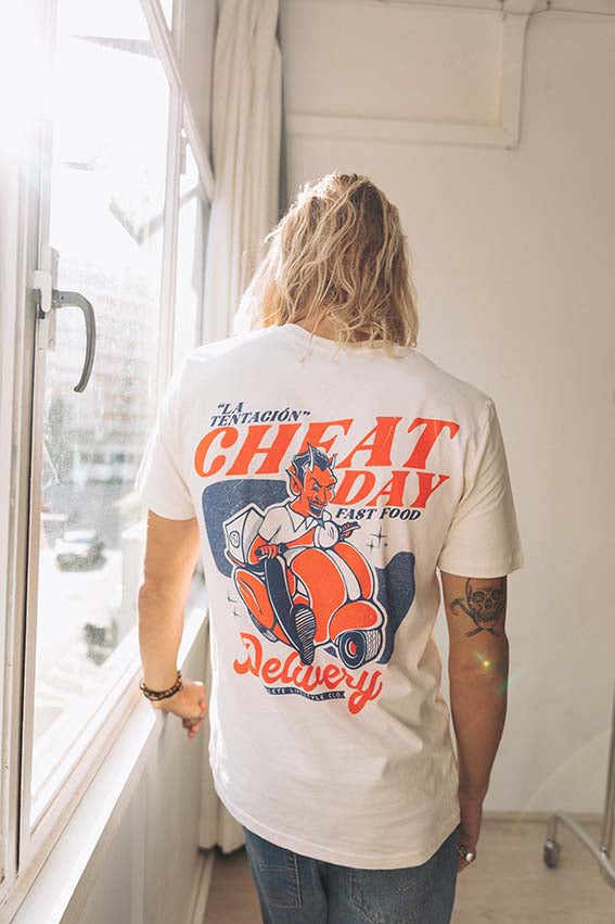Cheat Day T-shirt - Vintage White
