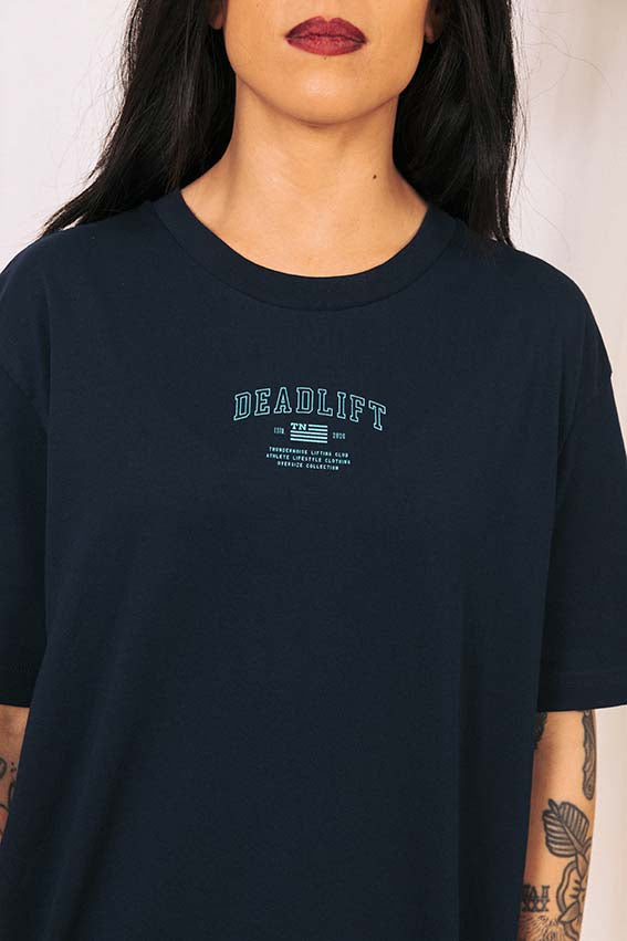 Deadlift Oversize T-shirt - Navy