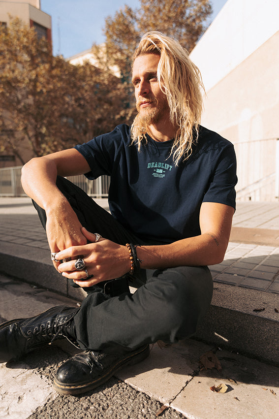 Deadlift Oversize T-shirt - Navy