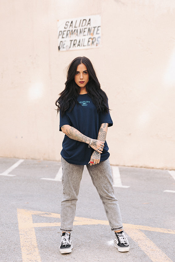 Deadlift Oversize T-shirt - Navy